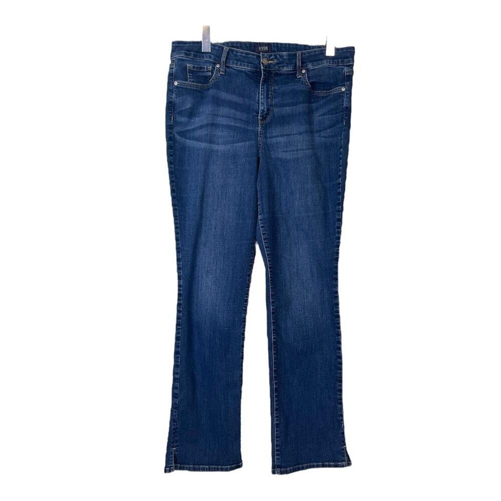 NYDJ Marilyn Blue Jeans Straight Leg Mid Rise Medium Wash Women’s Size 18